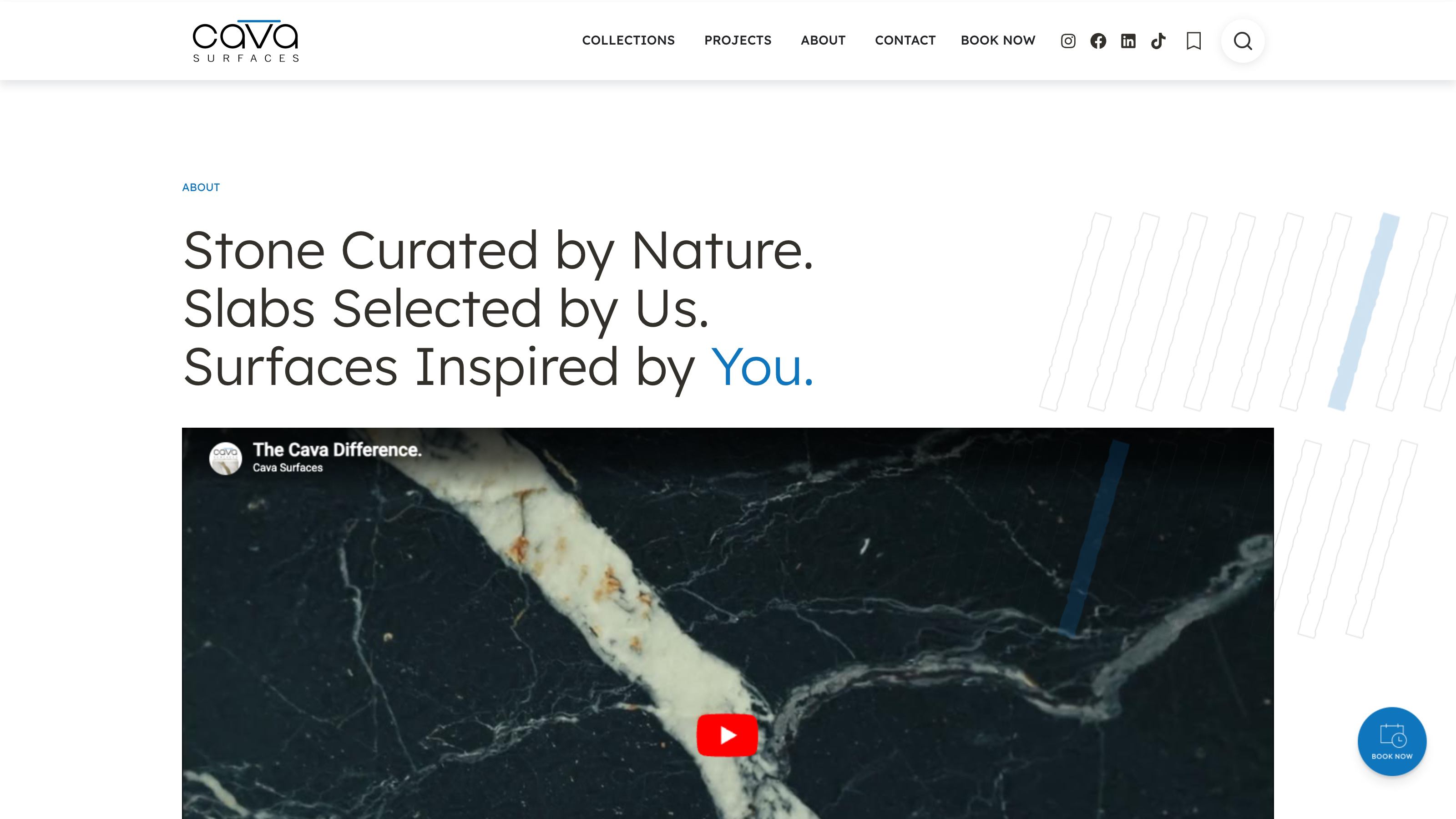 Cava Surfaces project portfolio