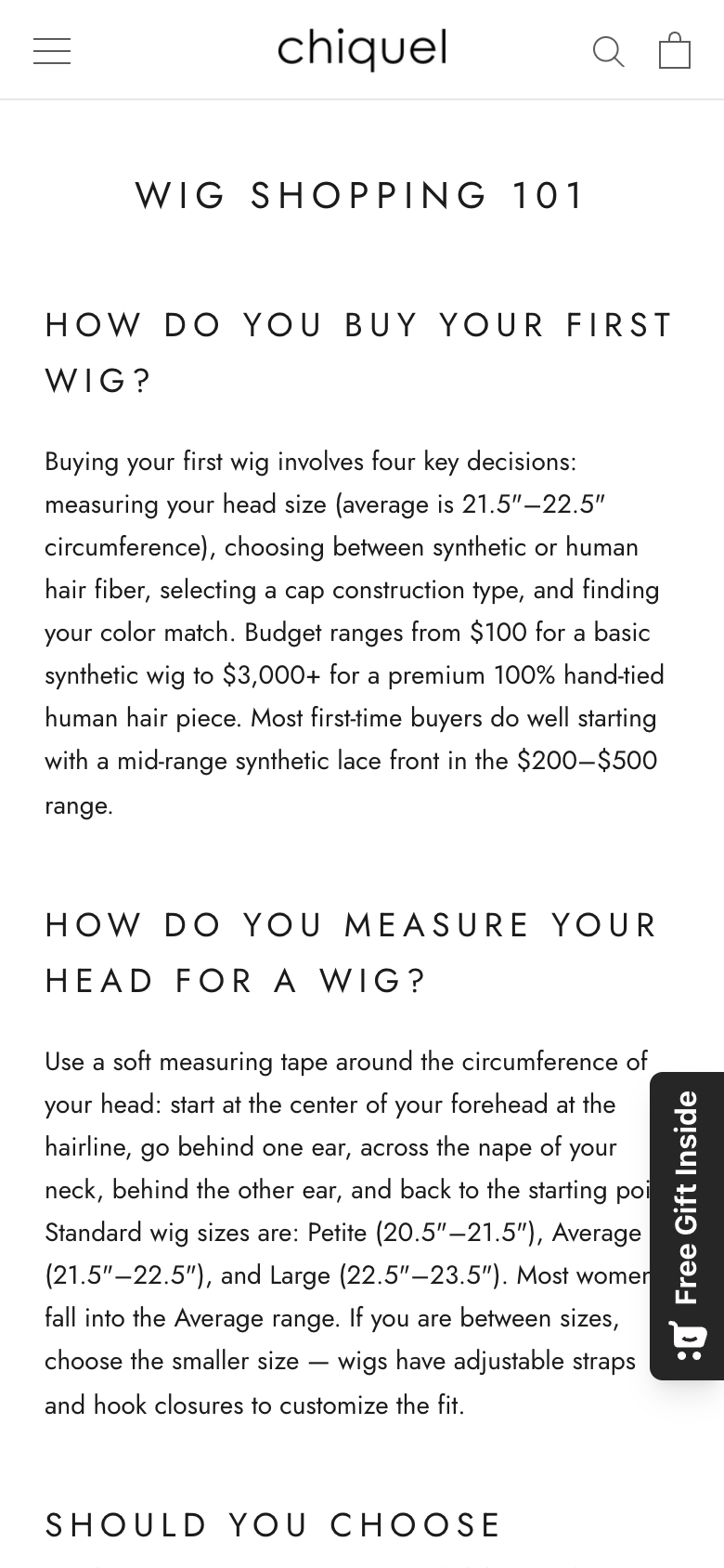 Chiquel mobile wig shopping 101