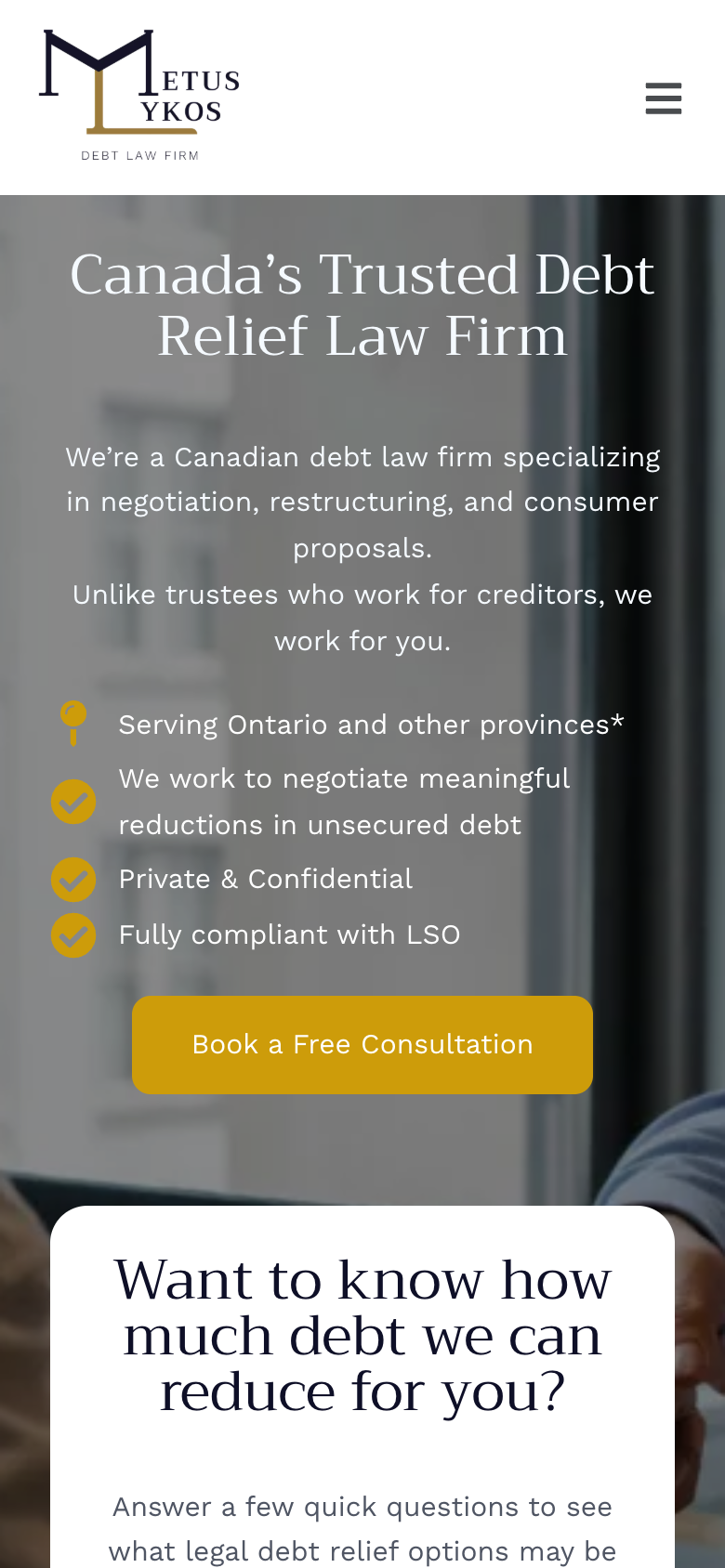 Debt Law mobile services
