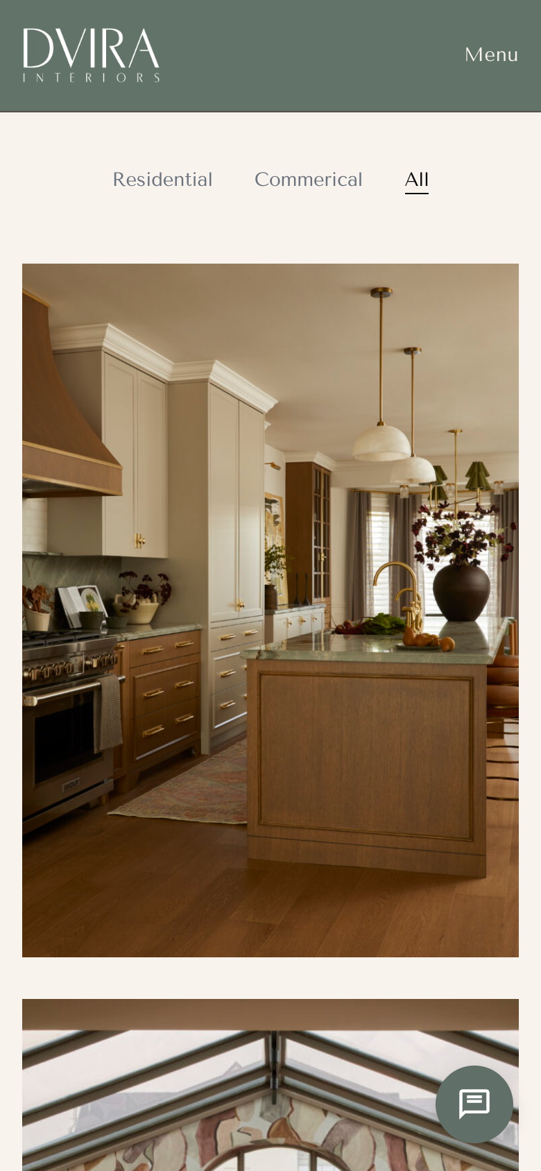 Dvira Interiors mobile portfolio