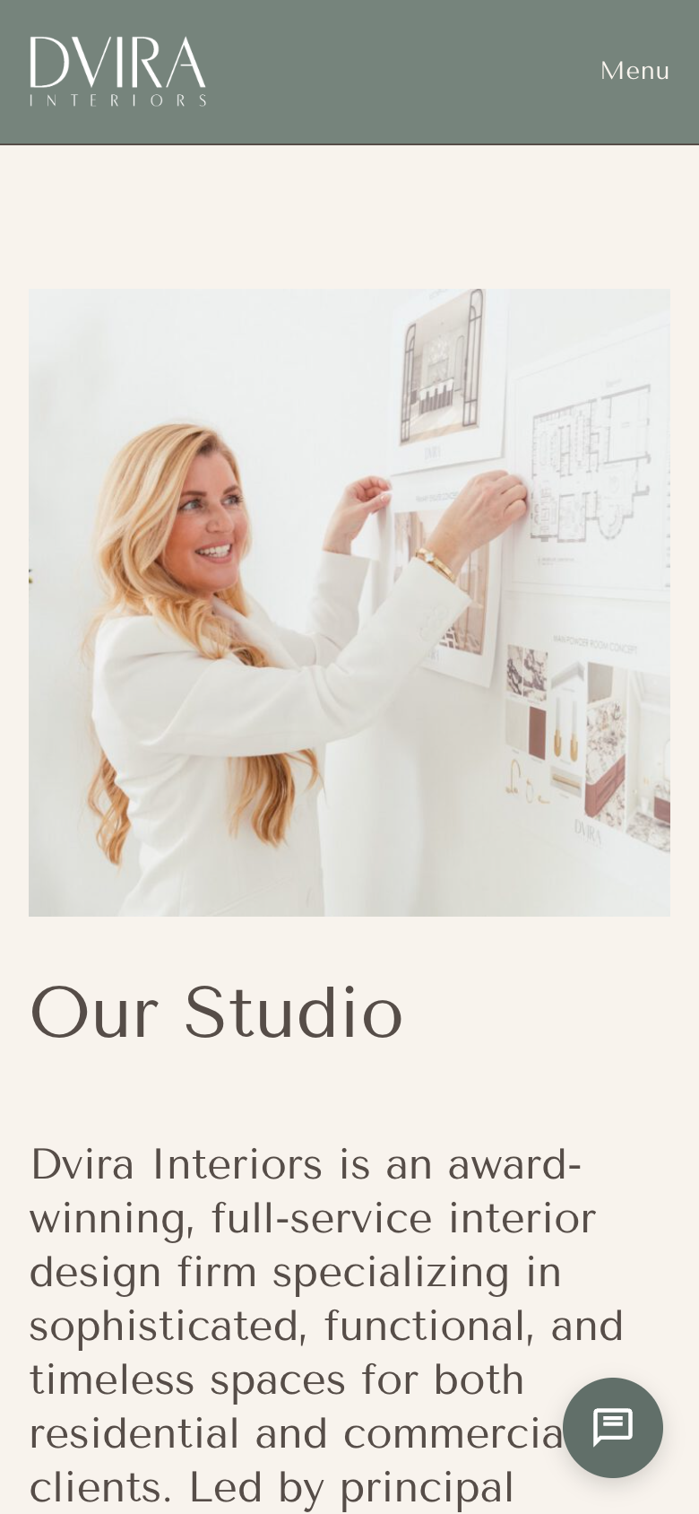 Dvira Interiors mobile studio