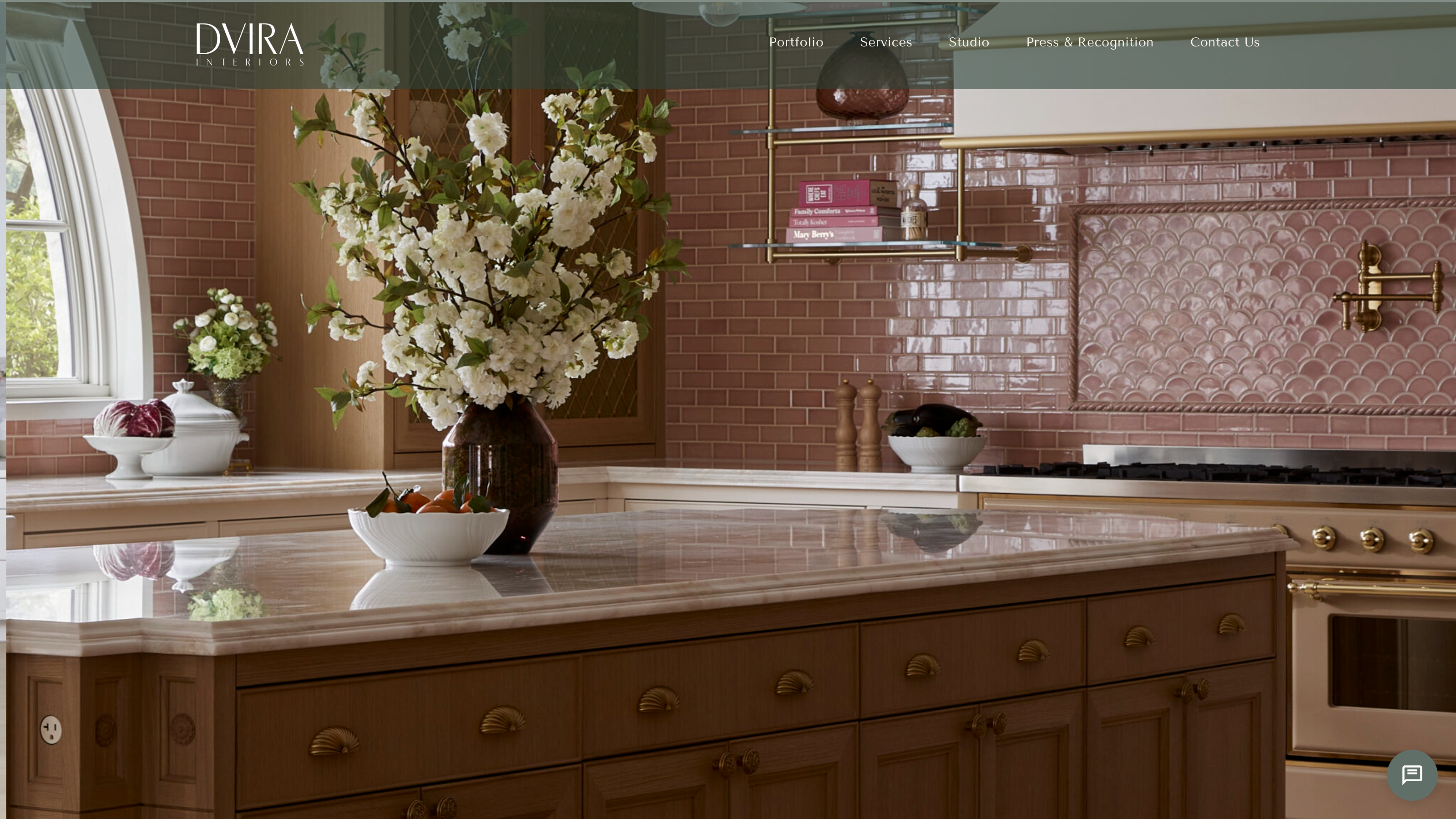 Dvira Interiors homepage