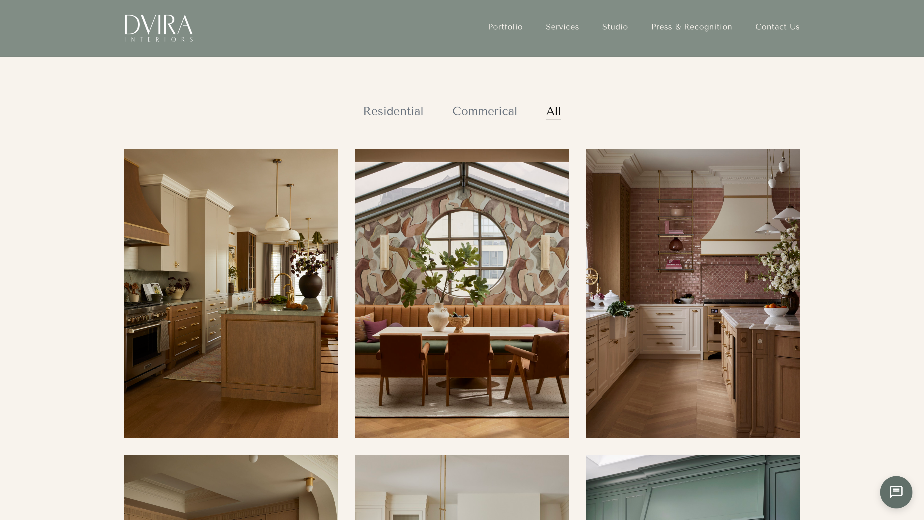 Dvira Interiors portfolio index