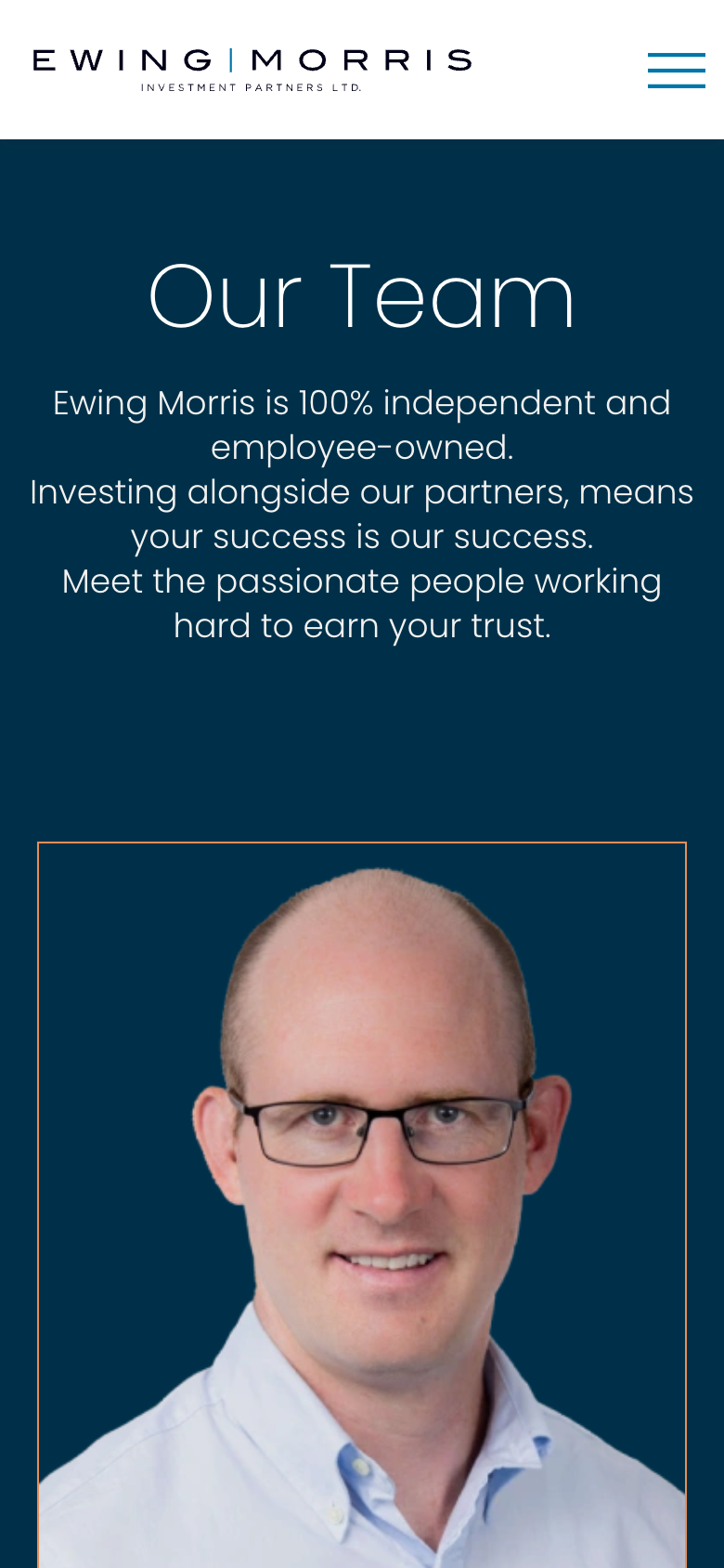 Ewing Morris mobile team