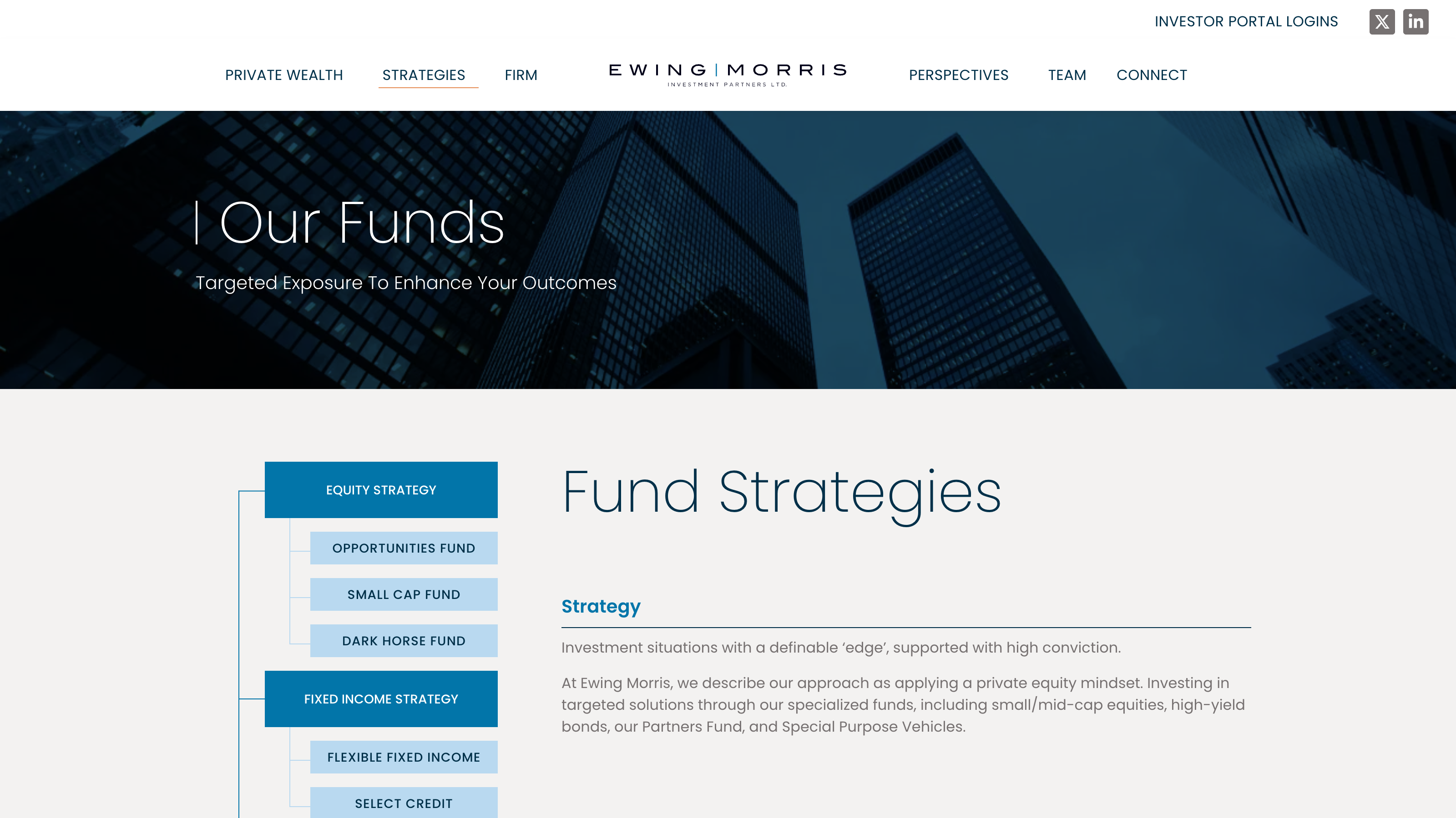 Ewing Morris strategies page