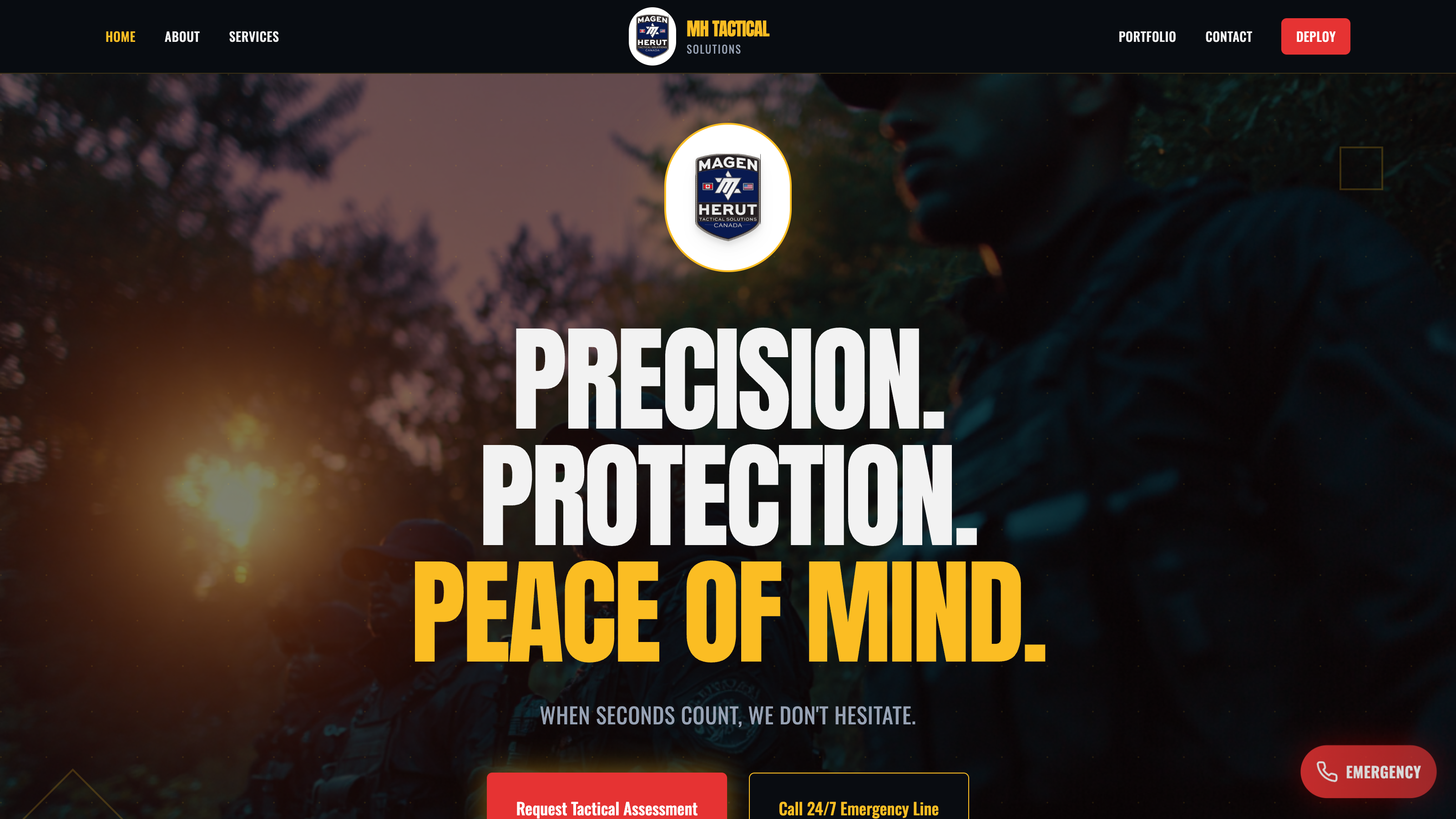 MH Tactical Solutions enquiry page