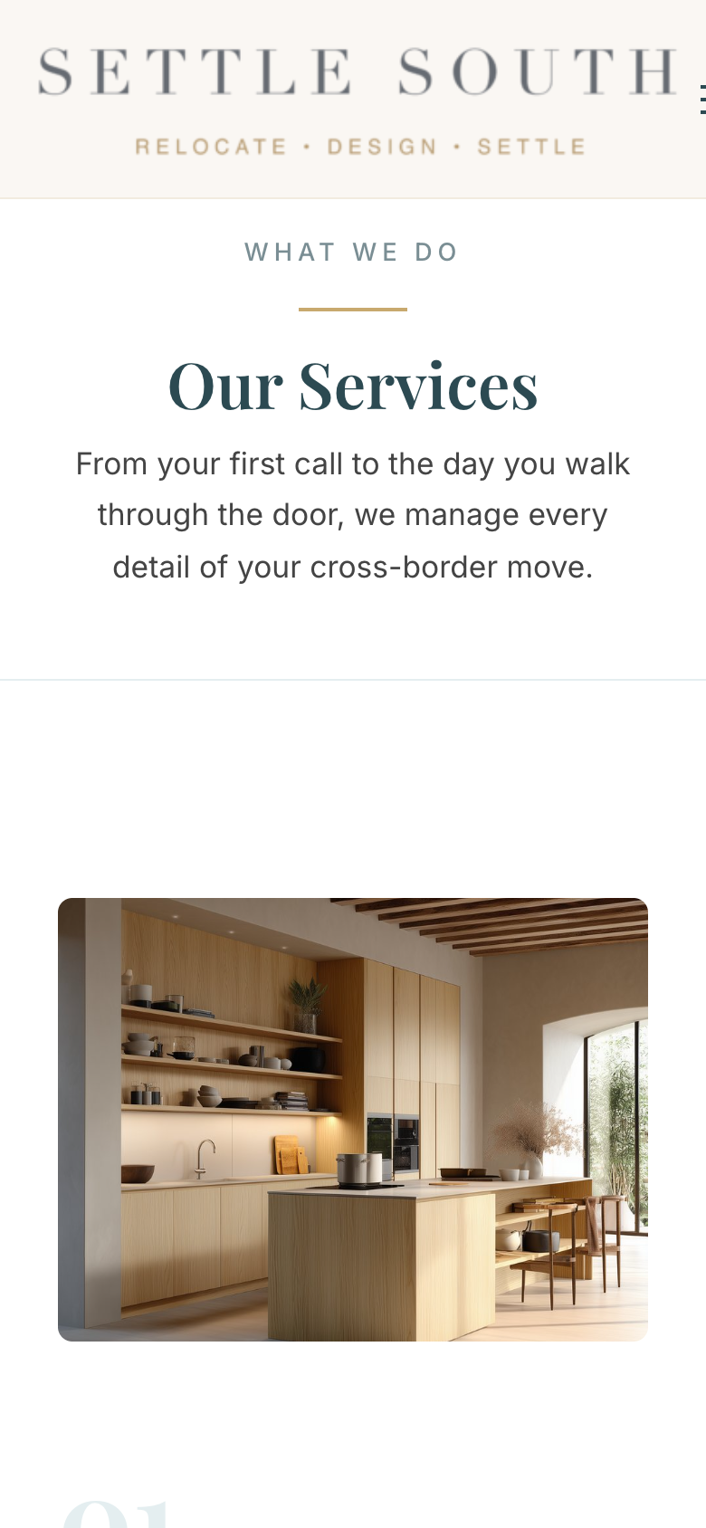 Settle South mobile homepage hero