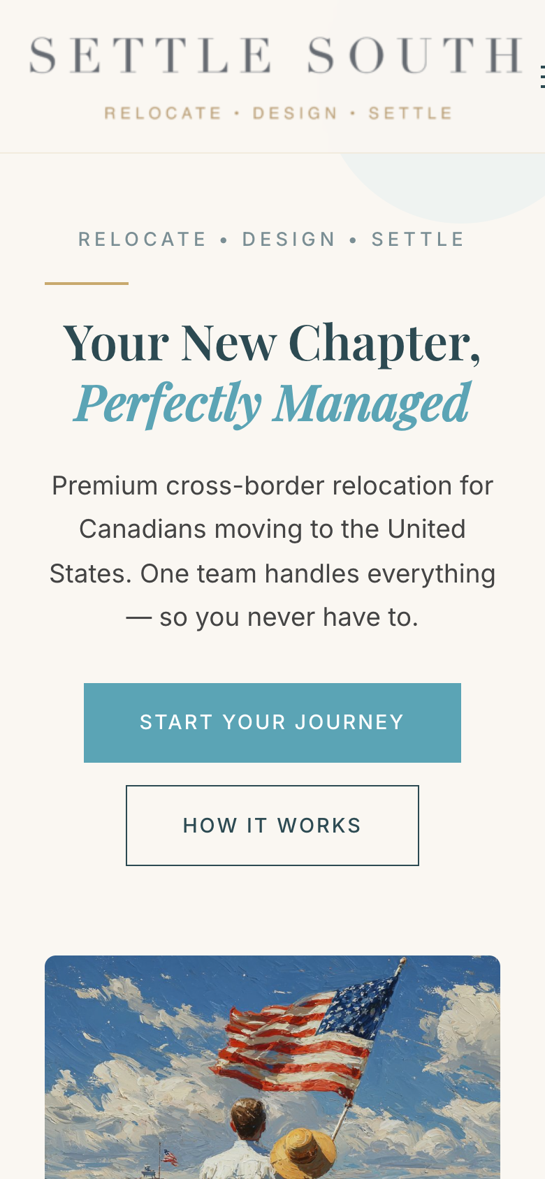 Settle South mobile about page