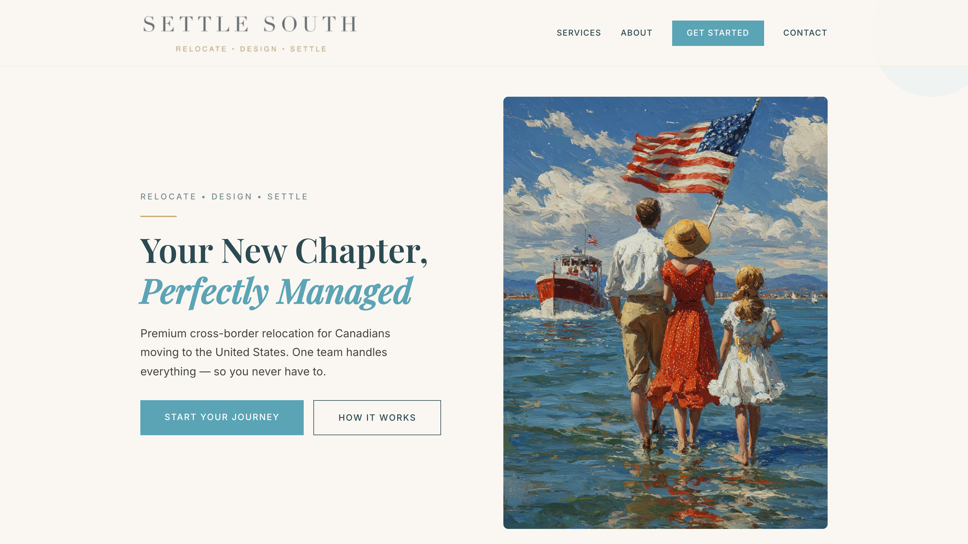 Settle South Get Started questionnaire