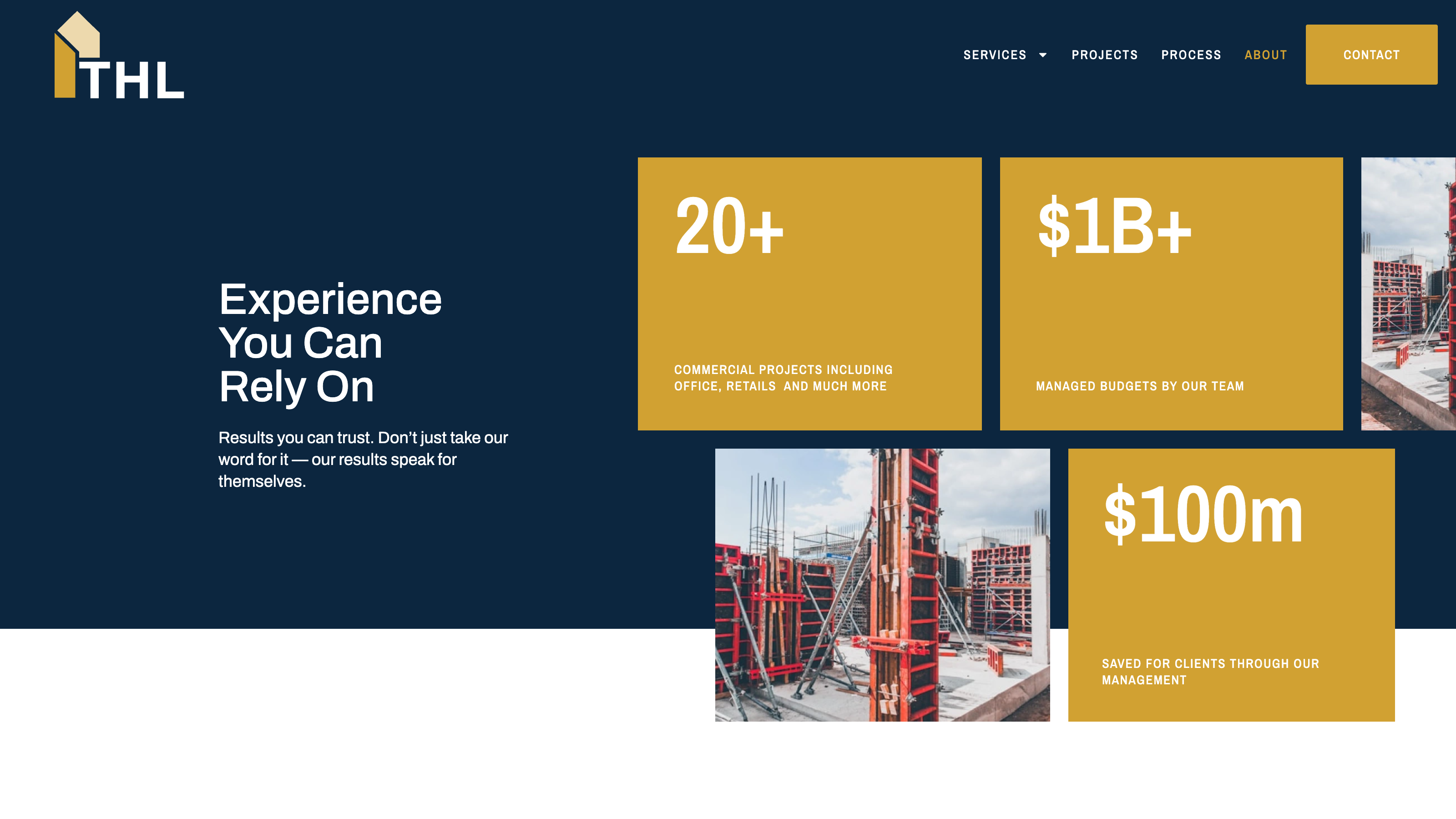 THL Construction project portfolio