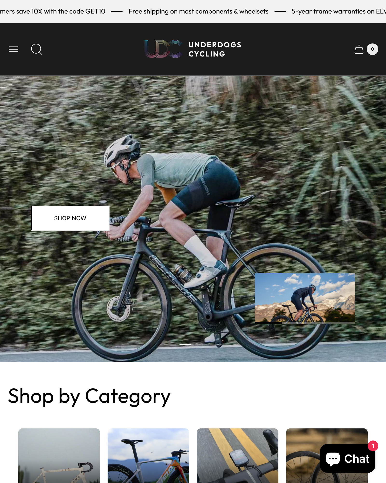 Underdogs Cycling storefront