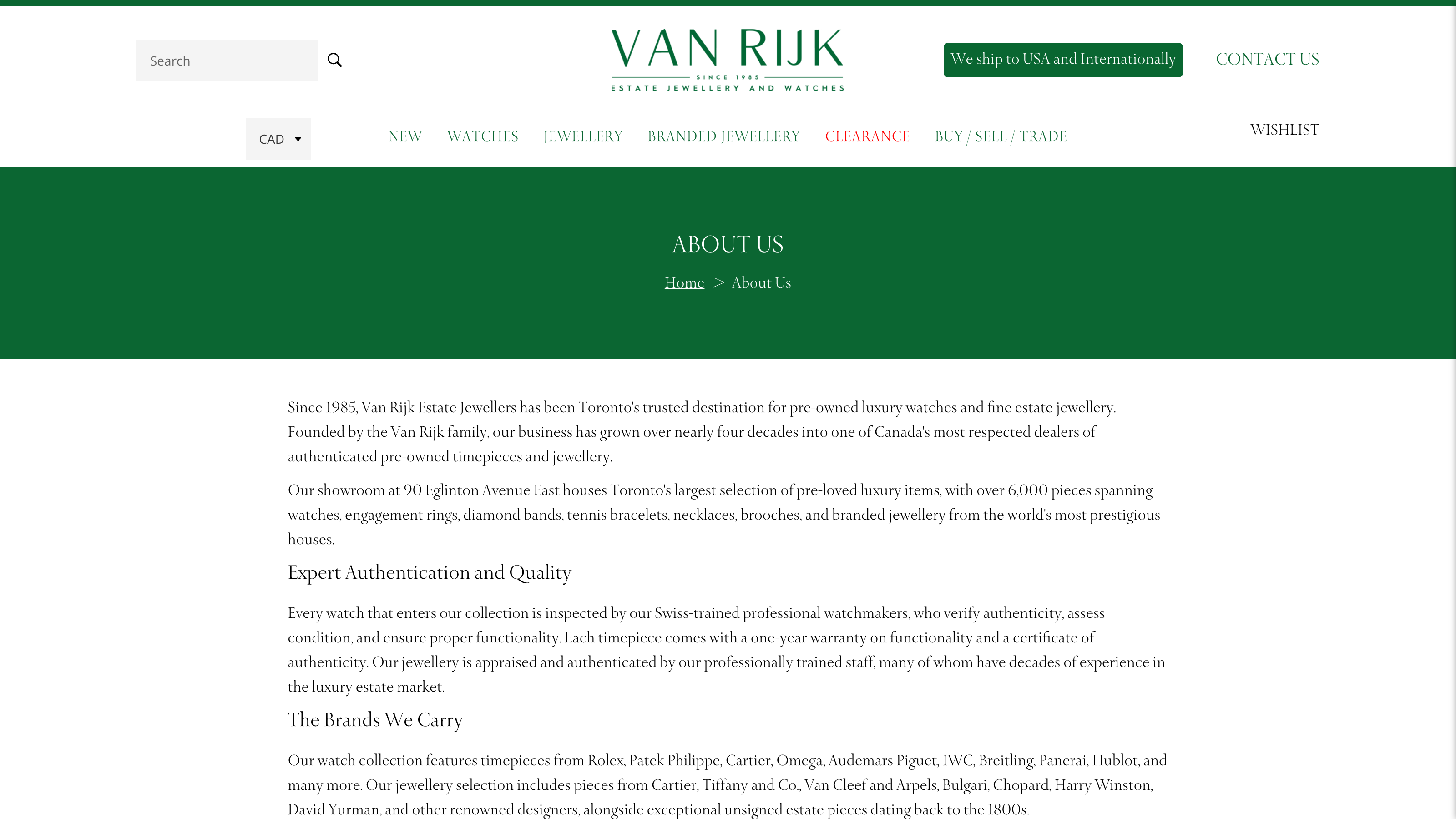 Van Rijk product detail page