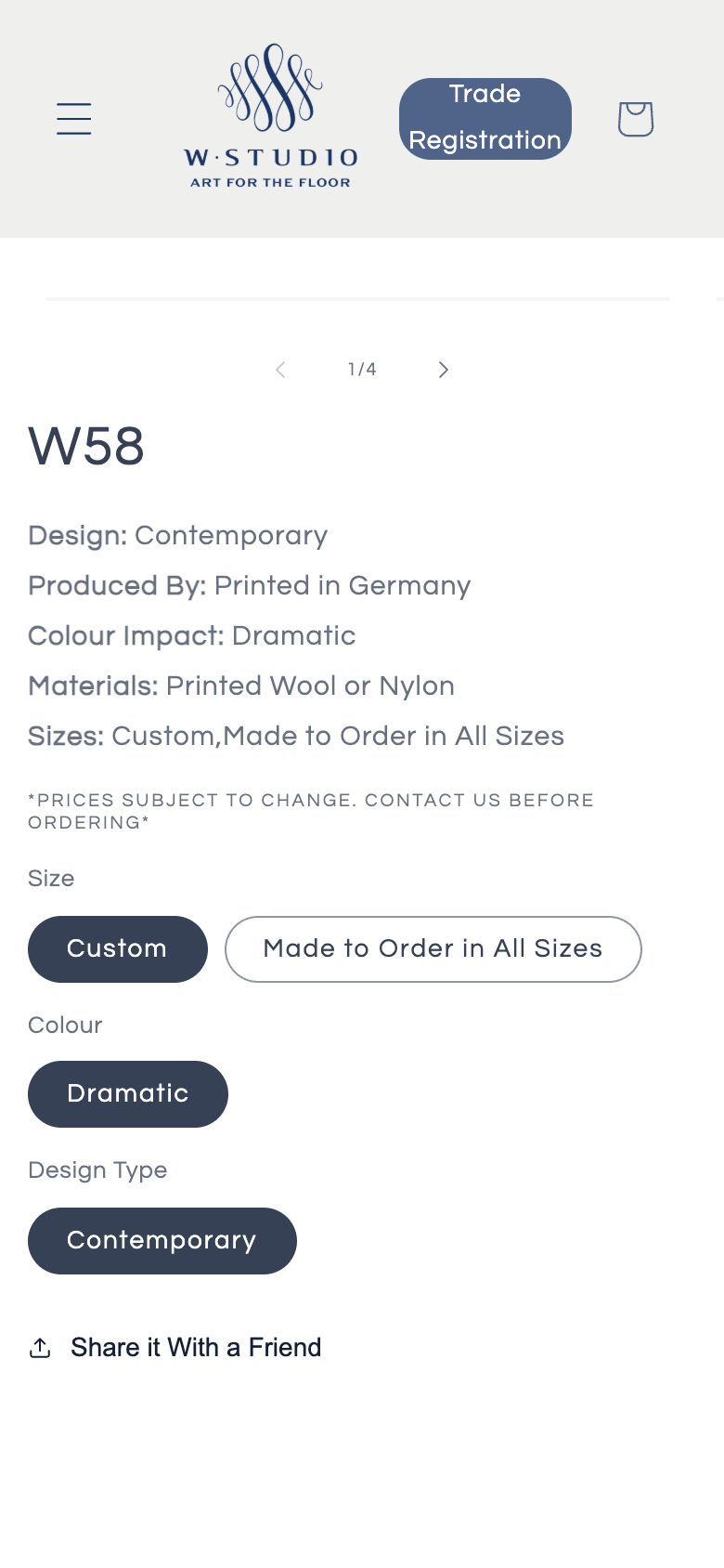 W Studio mobile collections
