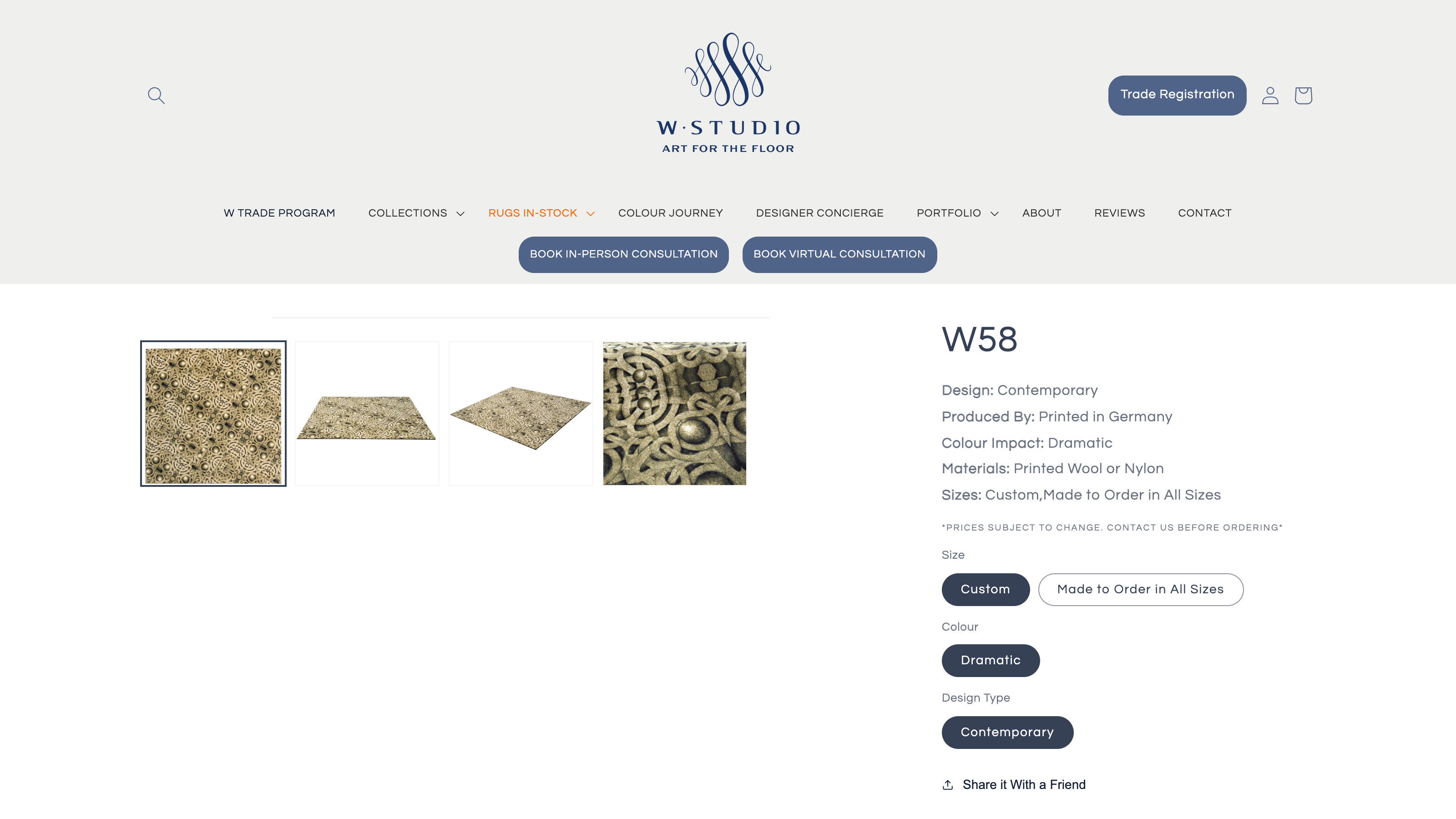 W Studio product detail